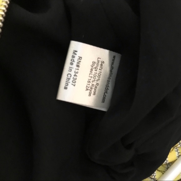 Line & Dot Spaghetti Strap Adjustable Stripe Dress - Picture 5 of 6